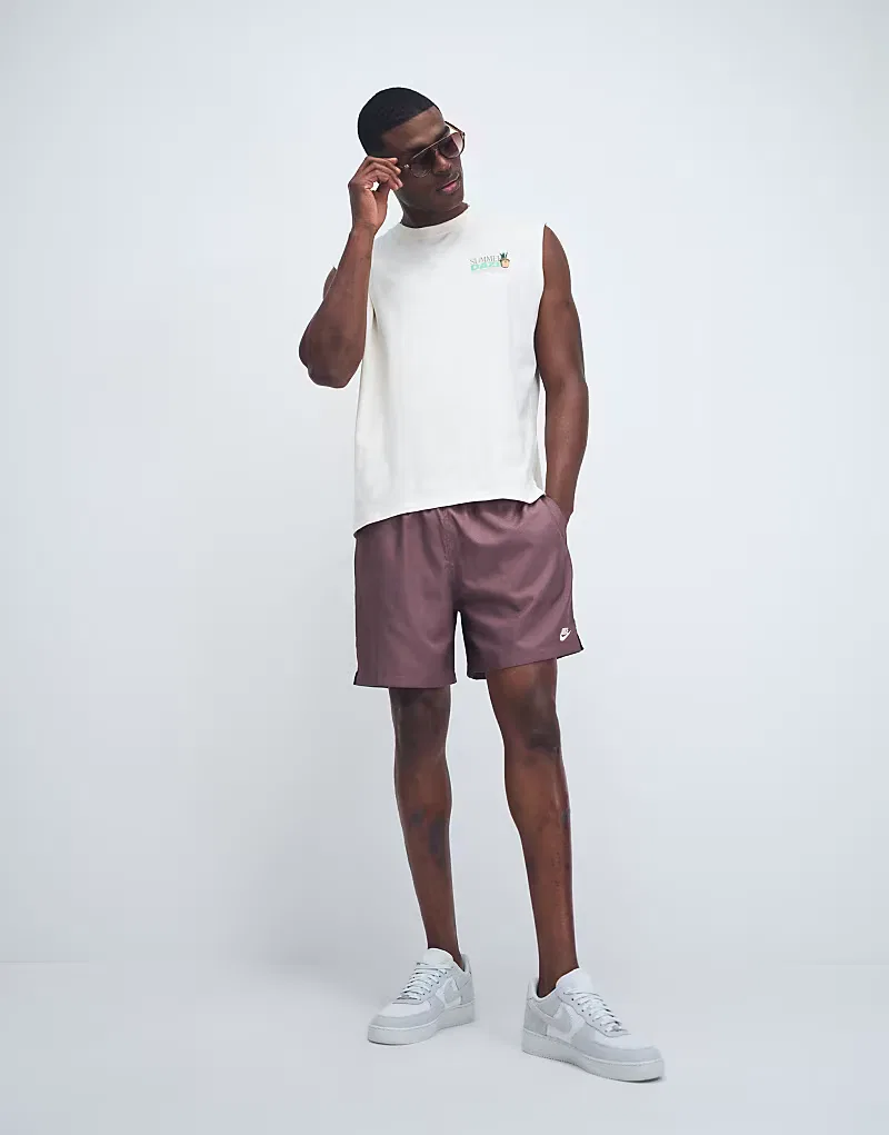Шорты Nike Club Woven, коричневый