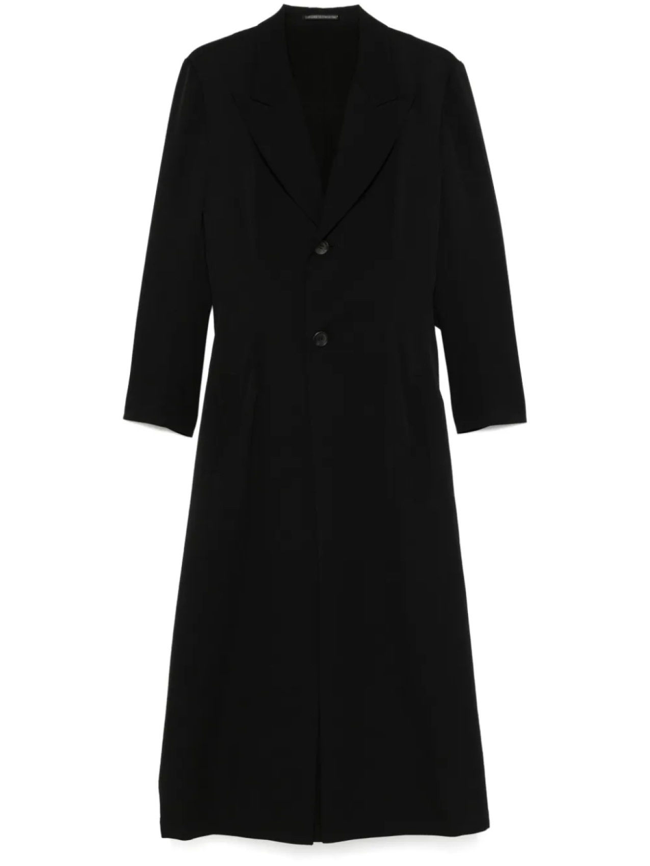 

Yohji Yamamoto тренч из вирджинской шерсти, черный