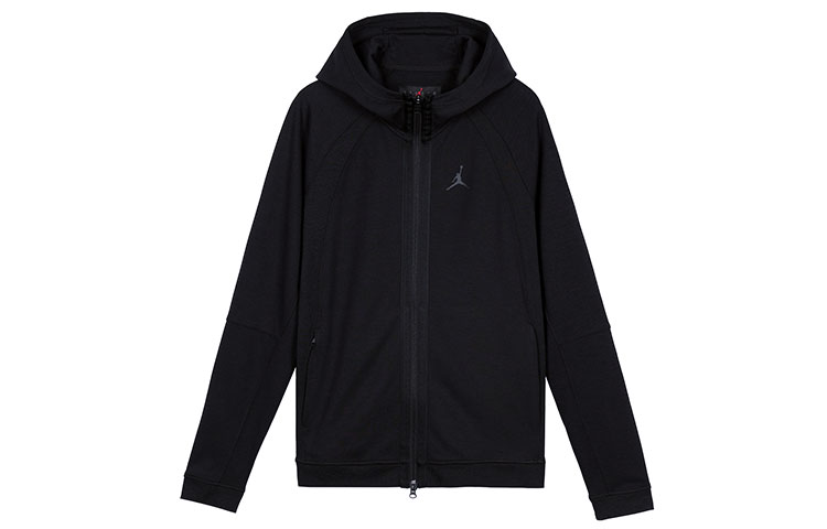 Спортивная худи с молнией Slim Fit Dri Fit Jordan, черный — фото 2