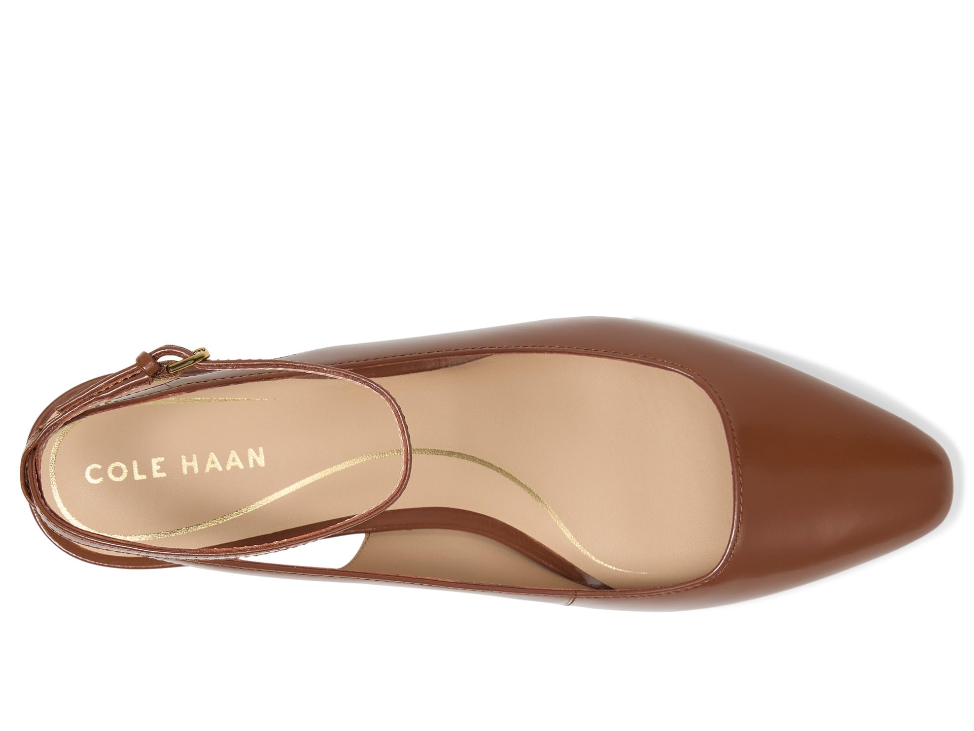 Туфли Cole Haan Paden Ankle Strap Pumps, Dark Cuoio Box Leather — фото 2