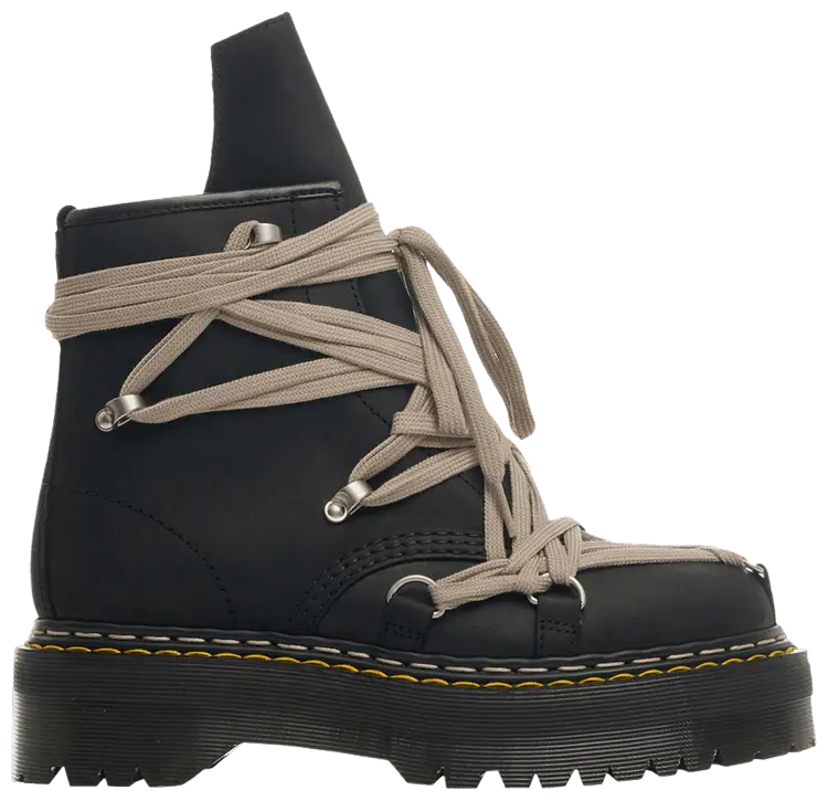 Ботинки Dr. Martens x Rick Owens Wmns DRKSHDW 1460 Quad Sole Megalace Boot, черный