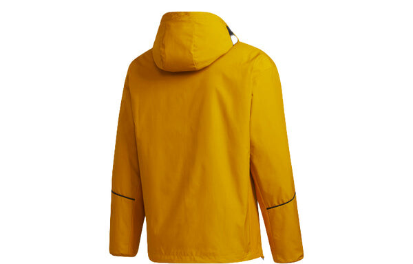 Куртка w.n.d. hooded sports stylish jacket gold color Adidas, золотой — фото 2
