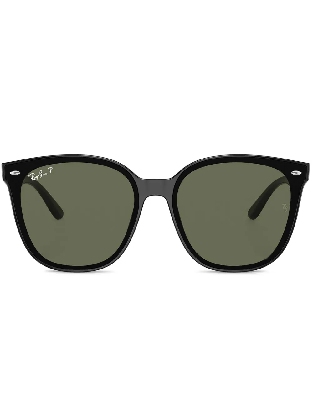 

Солнцезащитные очки в квадратной оправе Ray-Ban, черный