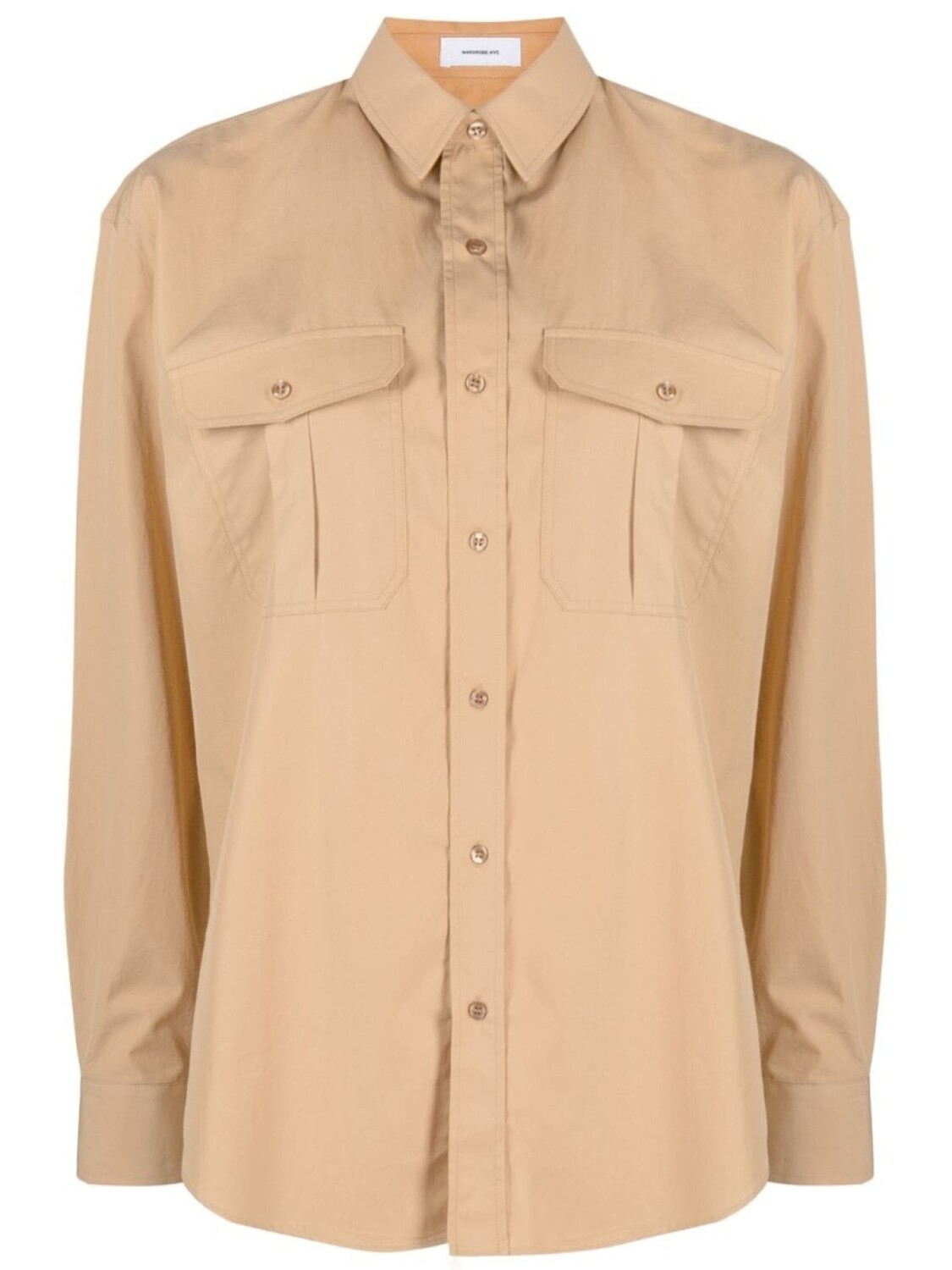 

WARDROBE.NYC рубашка Oversize, нейтральный цвет