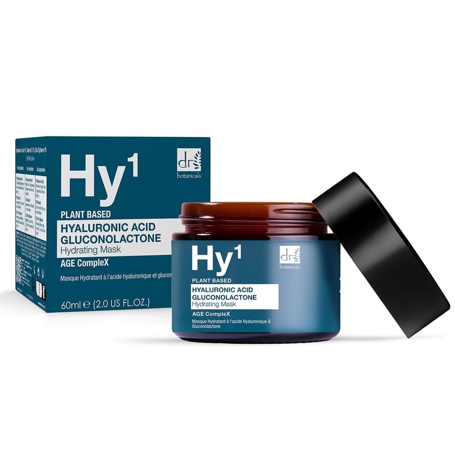 

Dr Botanicals, Маска с гиалуроновой кислотой и глюконолактоном, 60 мл