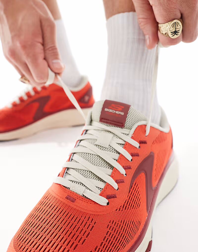 Кроссовки Vertex Spyre оранжевого цвета Skechers — фото 4