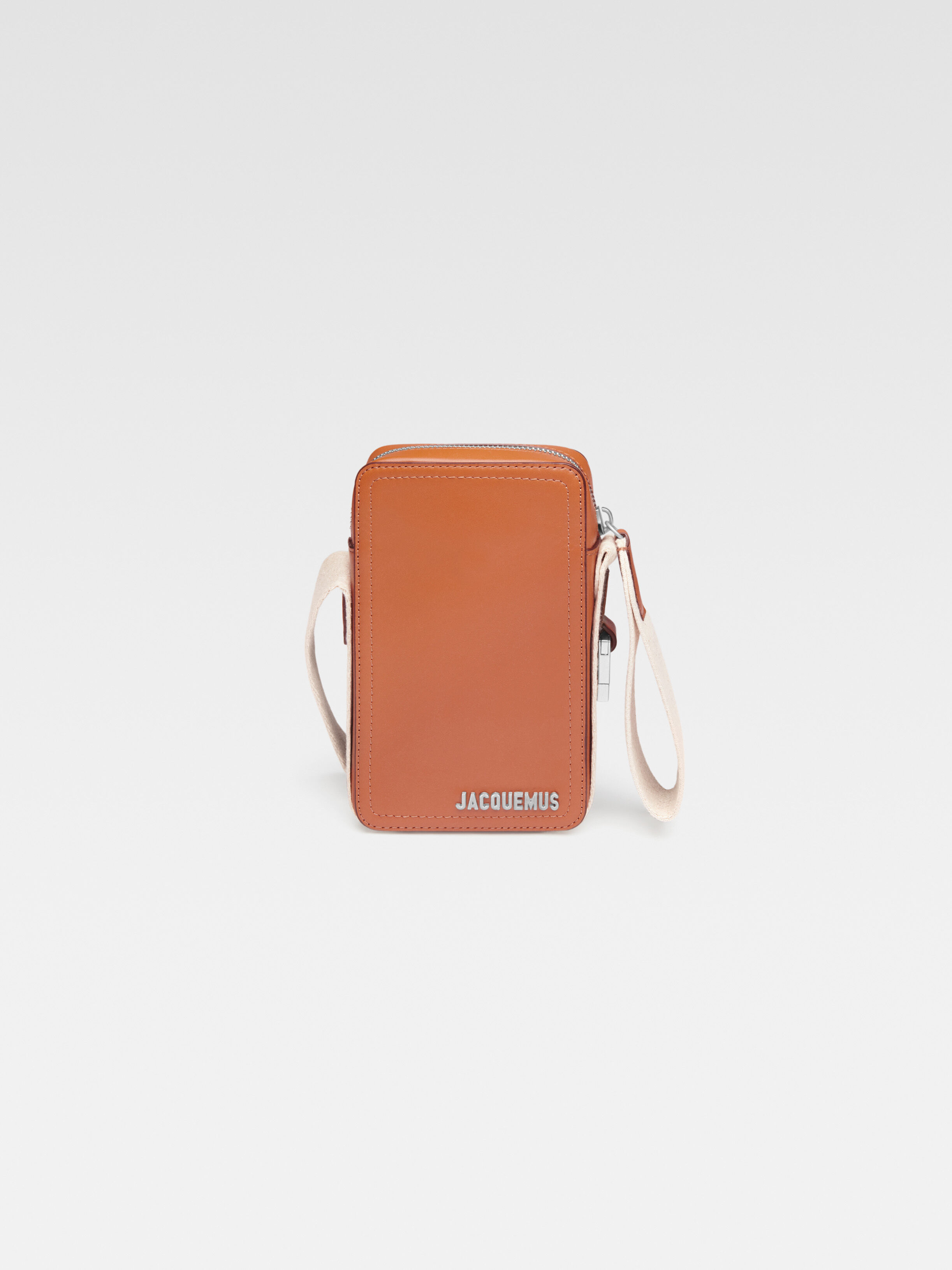 

Сумка через плечо Grosgrain JACQUEMUS The vertical Cuerda, светло-коричневый