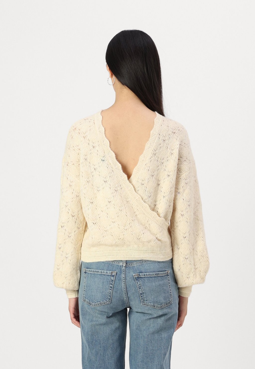 

Джемпер HELEN WRAP Pepe Jeans, молочный