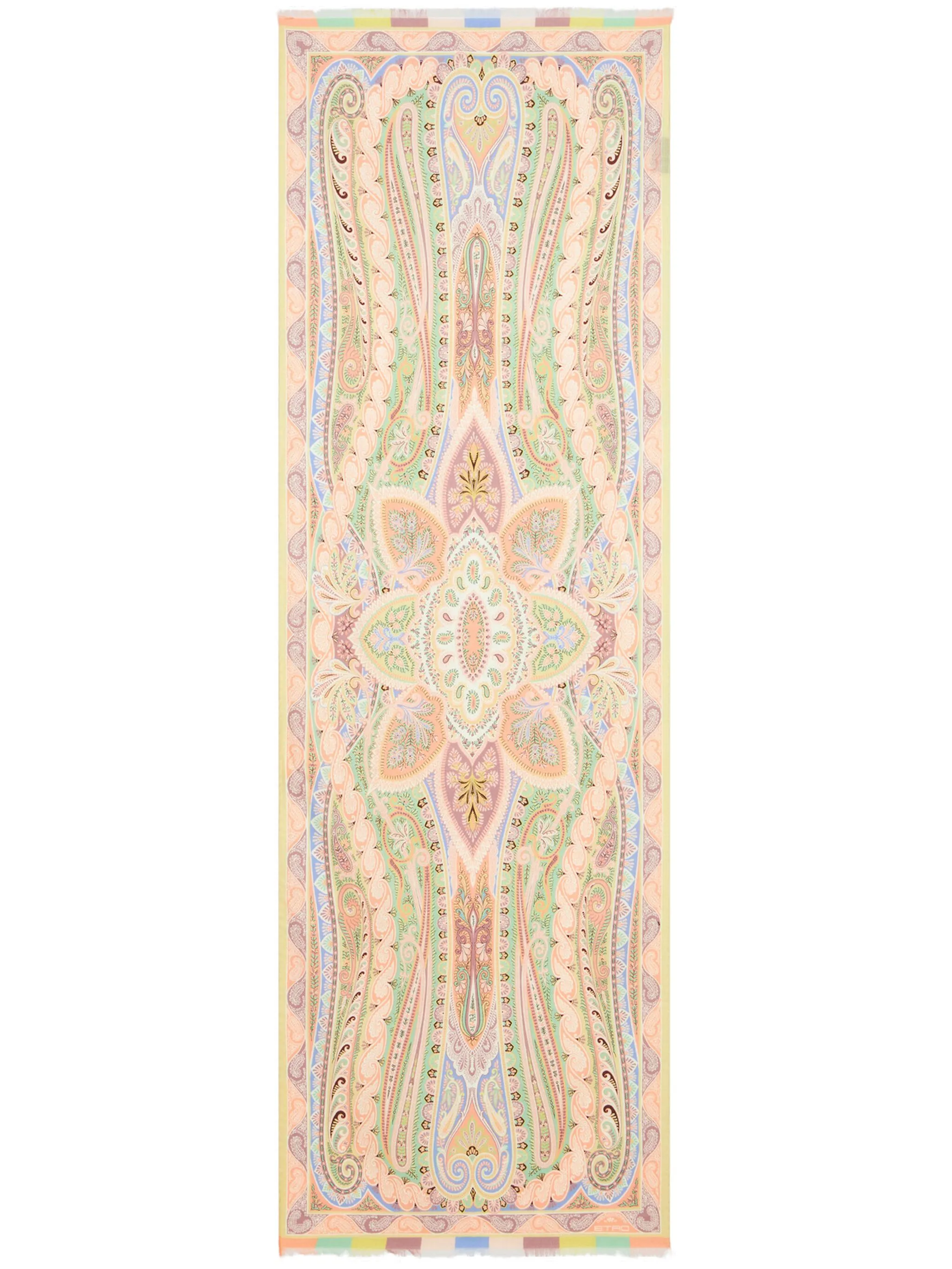 

Шарф с принтом пейсли Etro, желтый