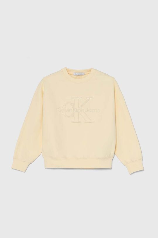 

Детская толстовка Calvin Klein Jeans, желтый
