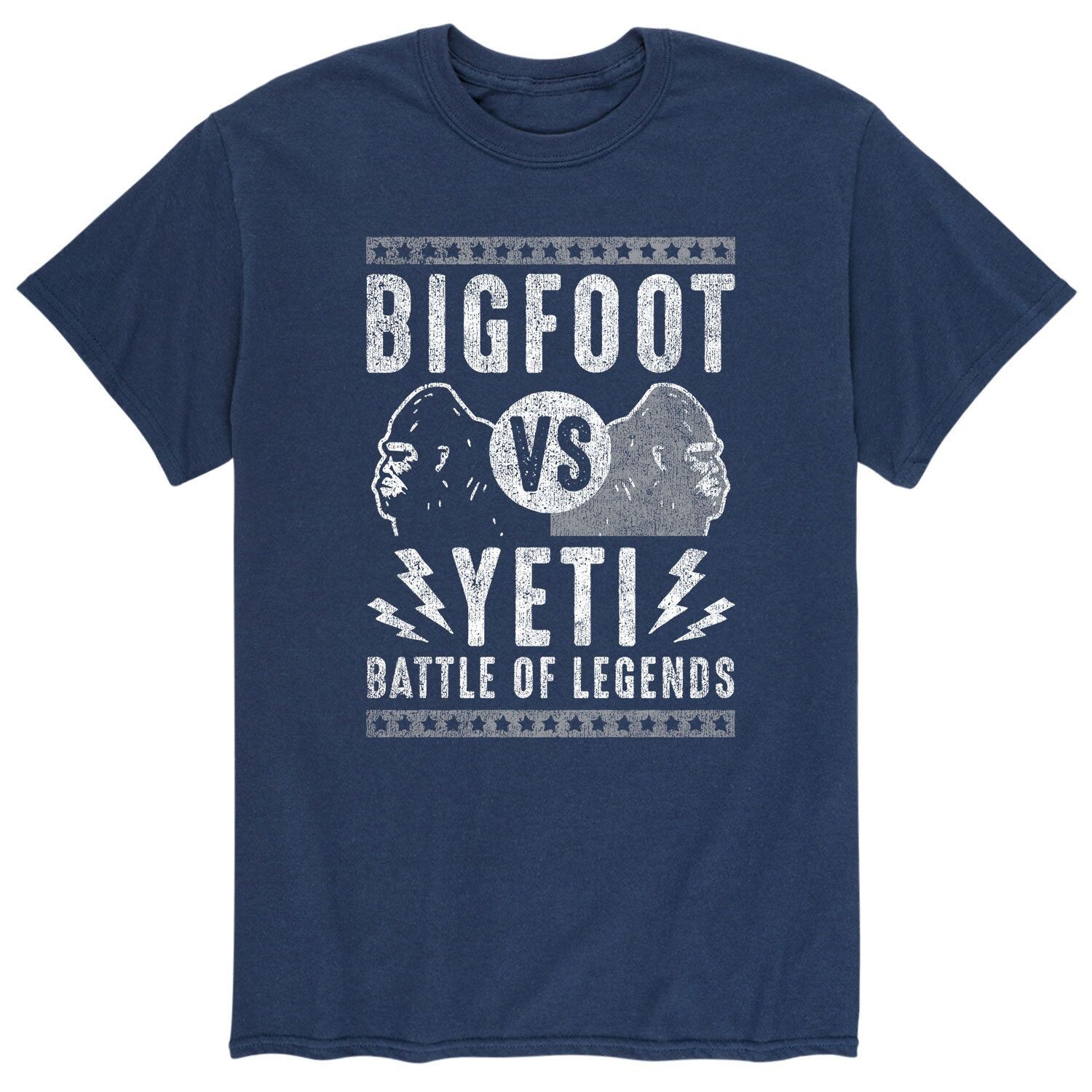 

Мужская футболка Bigfoot Vs Yeti Licensed Character