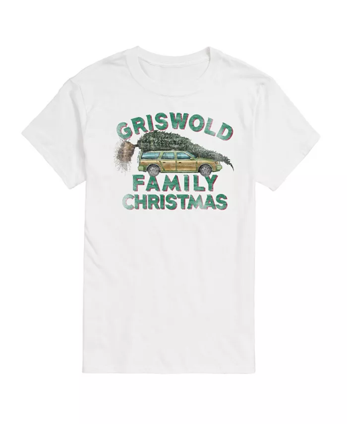 

Мужская футболка с коротким рукавом National Lampoon's Christmas Vacation Griswold AIRWAVES, белый