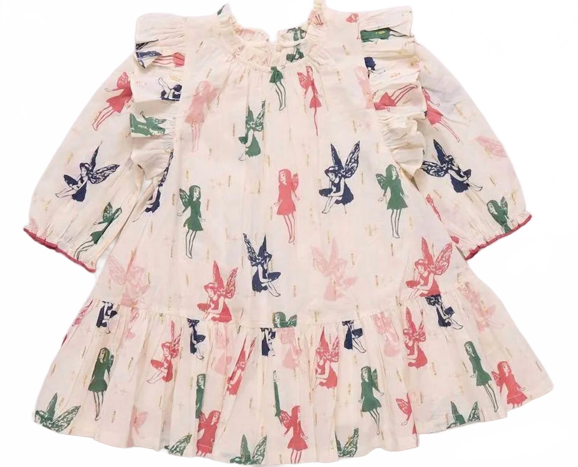 

Pink Chicken Детское платье "Харпер" бежевого цвета