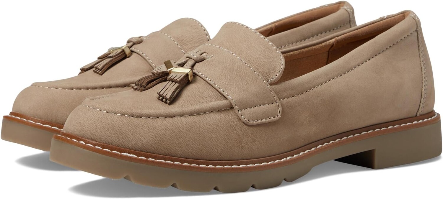 Лоферы Rockport Kacey Tassel, цвет Mocha Taupe Nubuck