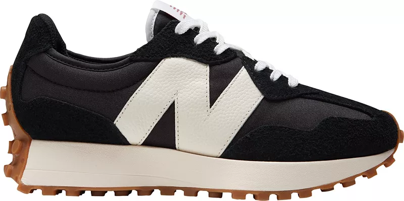 Женские кроссовки New Balance 327, цвет Black/White/Gum