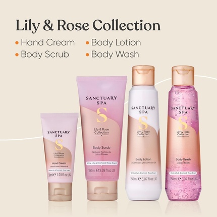 Подарочный набор для женщин Spa Lily and Rose Collection - Веганский Sanctuary — фото 3