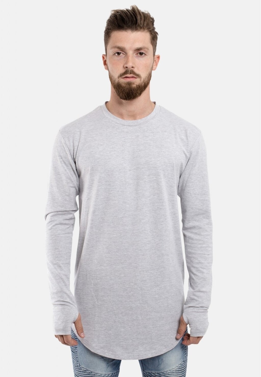 

Рубашка с длинным рукавом ROUND Blackskies, цвет ash grey