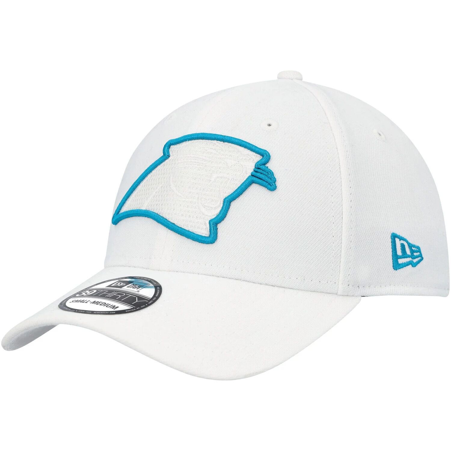 

Мужская кепка New Era White Carolina Panthers Team White Out 39THIRTY Flex Hat