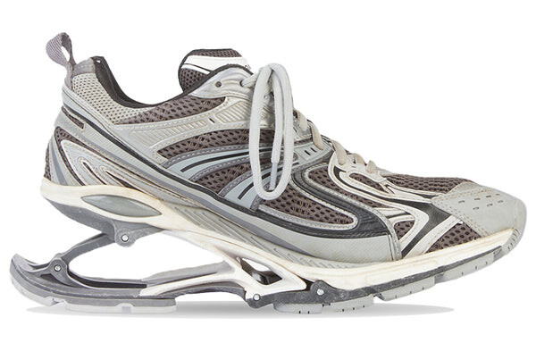 Кроссовки x-pander clunky shoes gray/brown Balenciaga, коричневый — фото 2
