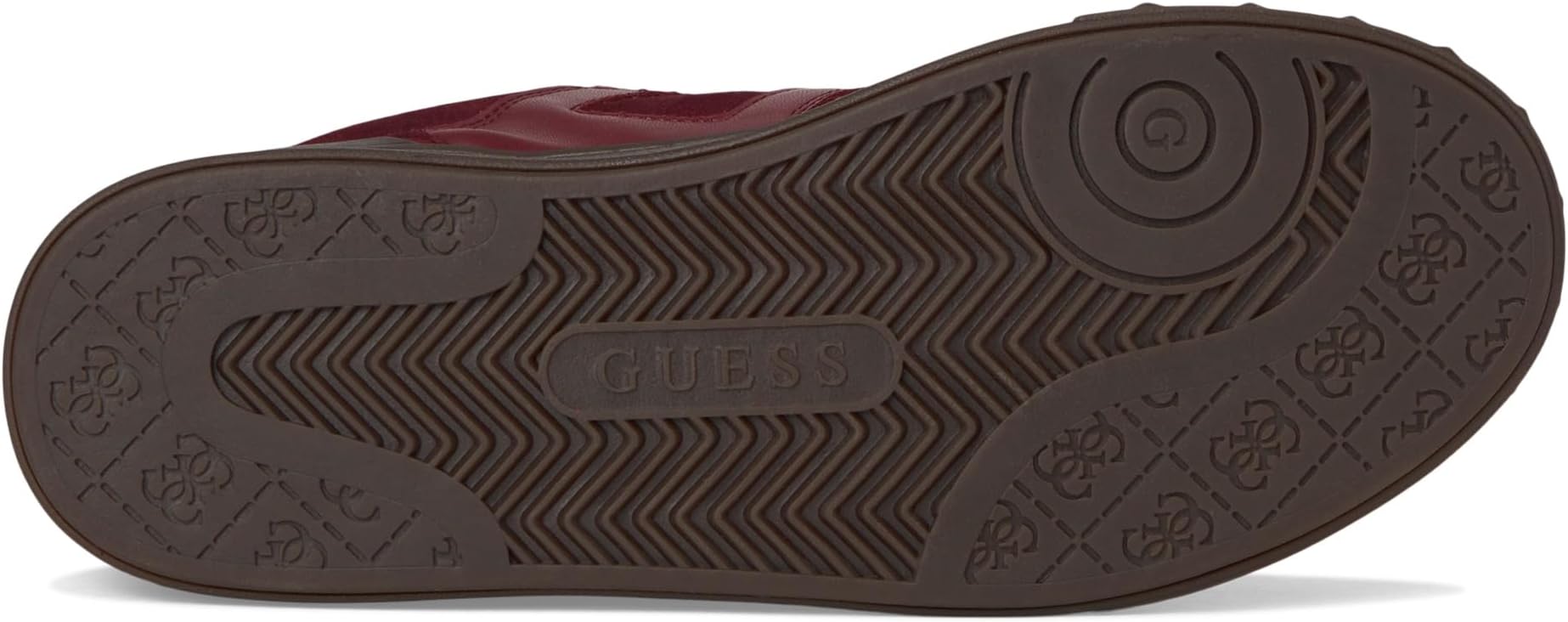 Кроссовки GUESS Inart, цвет Dark Red Suede — фото 3
