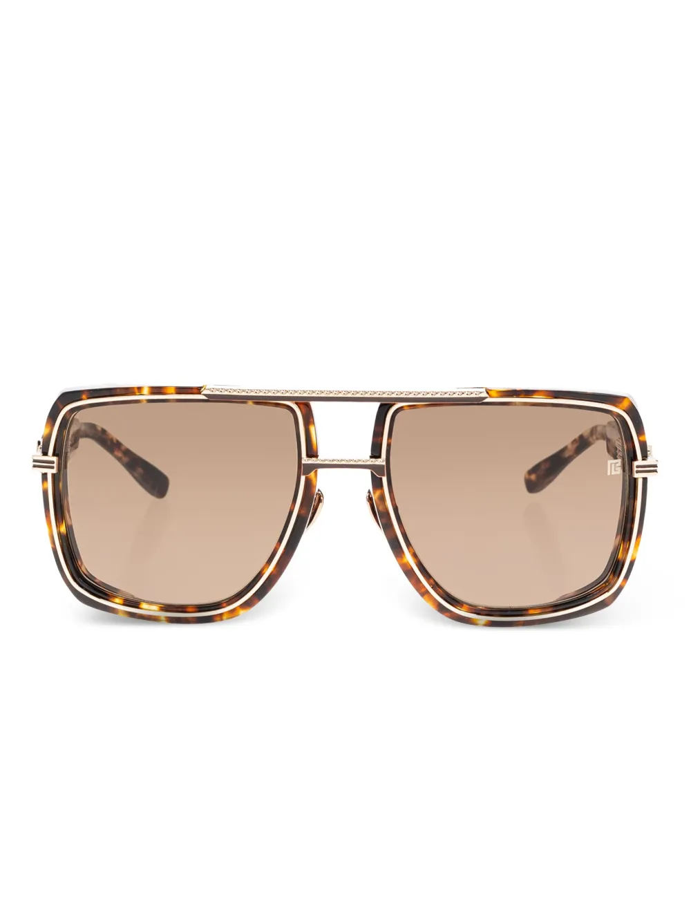 

Солнцезащитные очки Soldier Balmain Eyewear, коричневый