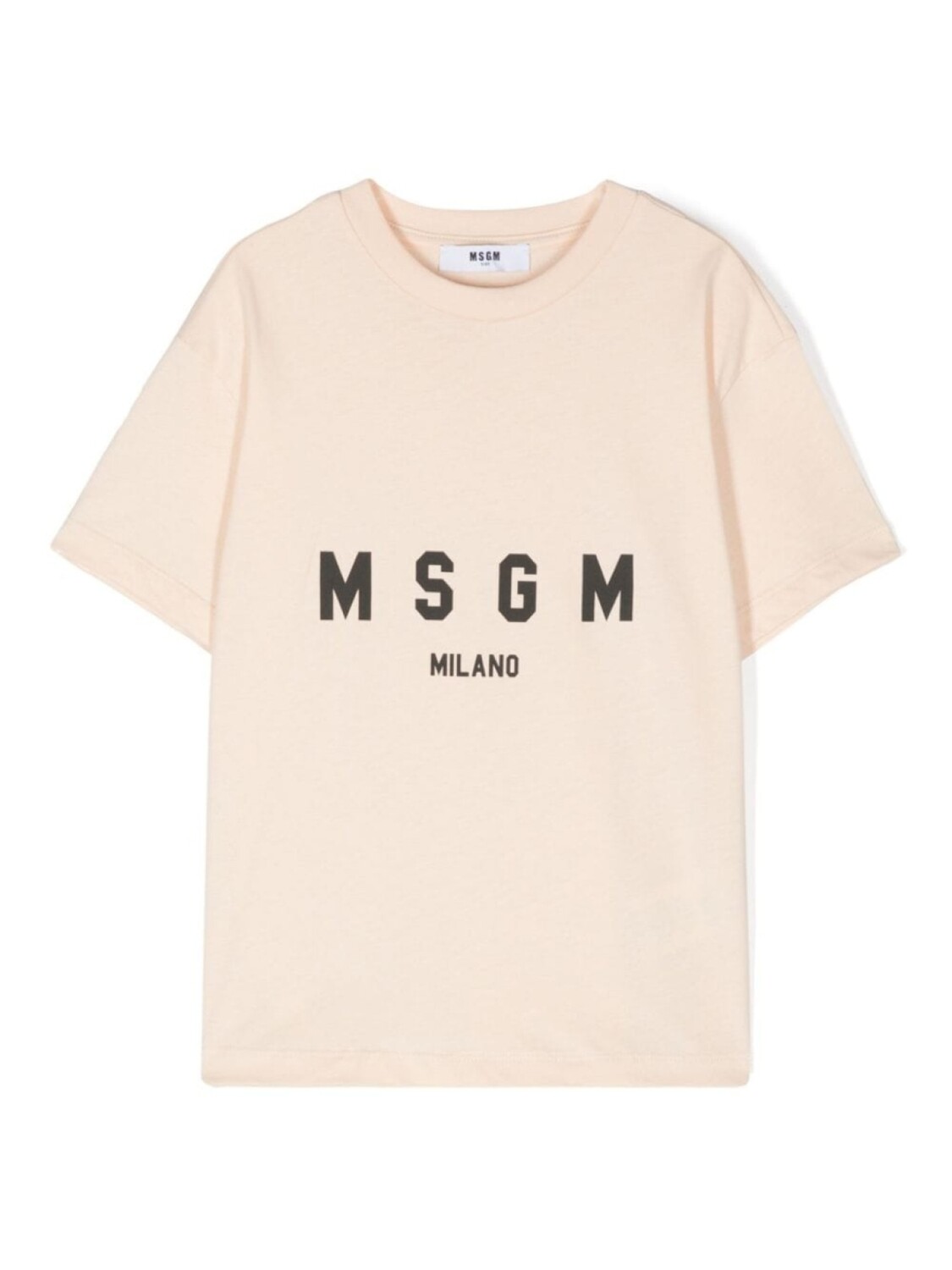 

MSGM Kids футболка с логотипом, нейтральный цвет