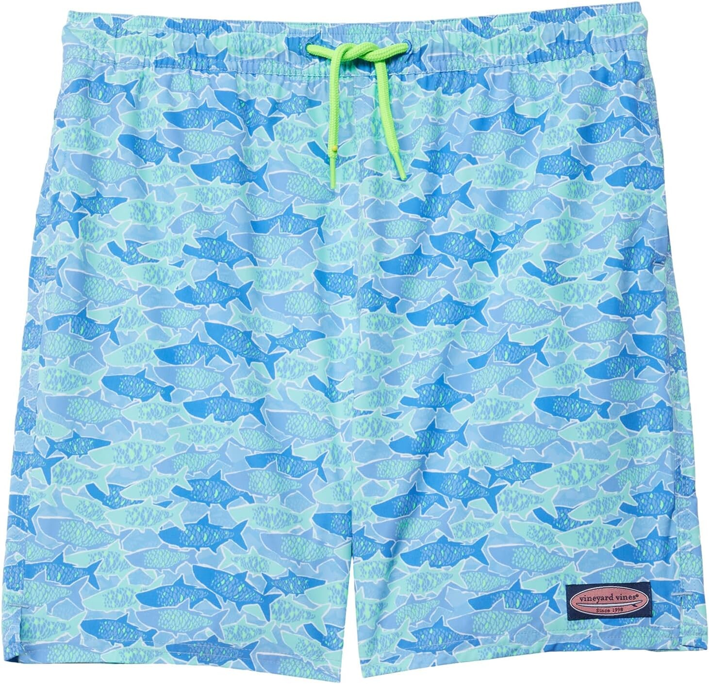 

Плавки Vineyard Vines Kids Printed Chappy Trunks, цвет Tarpon Ocean Breeze