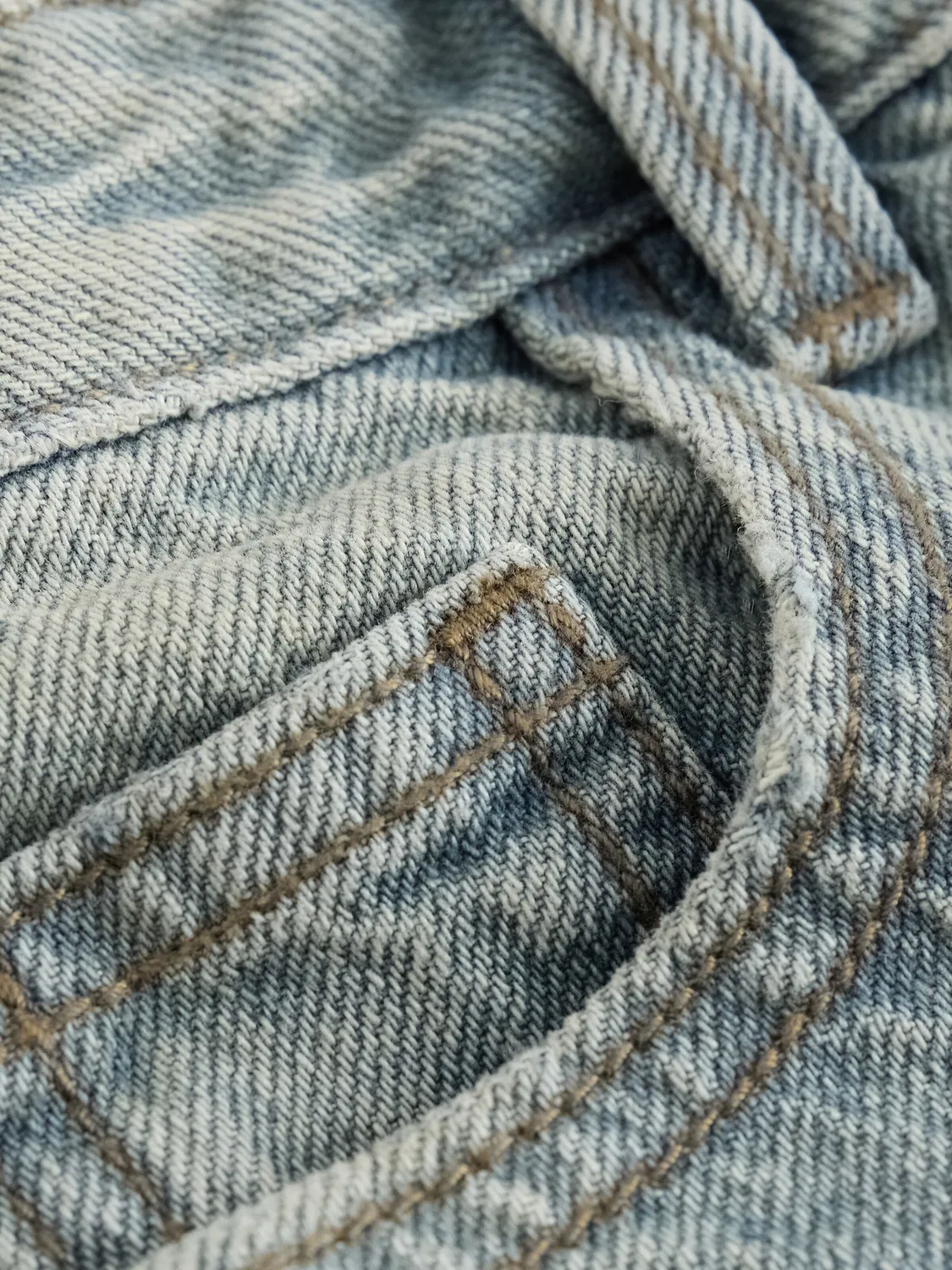 Широкие джинсы 'Аутентичные' Next, Blue Denim — фото 3