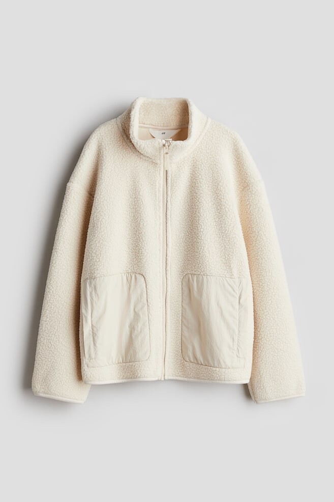 

Куртка из флиса Тедди H&M, бежевый