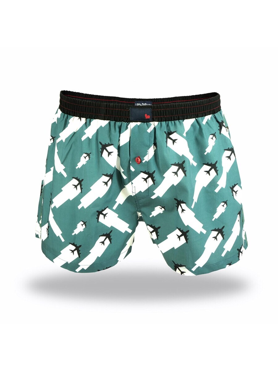 

Шорты-боксеры UNABUX Boxer shorts Prints, зеленый