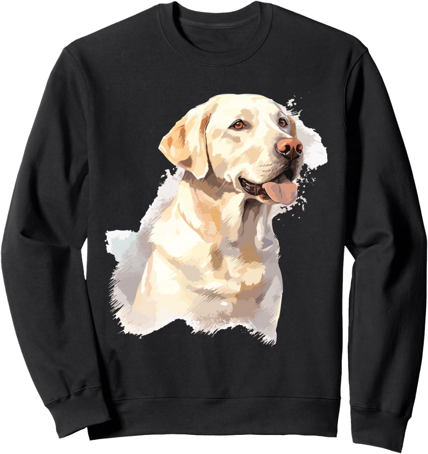 

Толстовка с изображением лабрадора в акварельном стиле Labrador Retriever Dog Gifts For Dog Lovers, черный