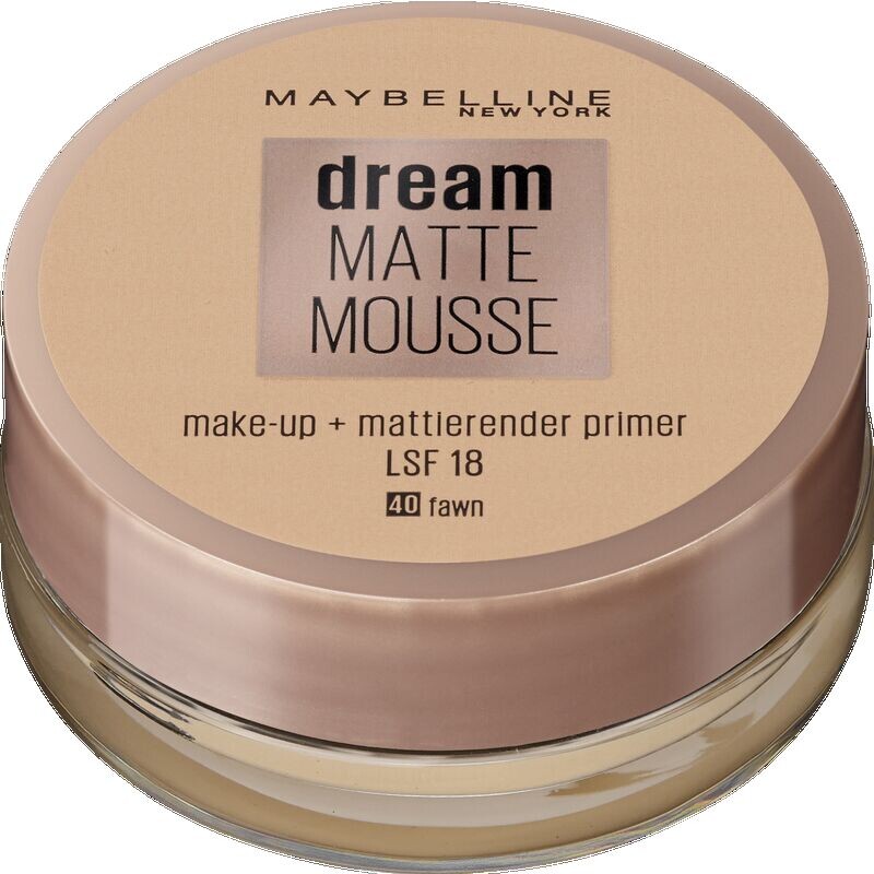 

Dream Matte Mousse Make-Up No. 40 Fawn Maybelline New York, 18 ml
