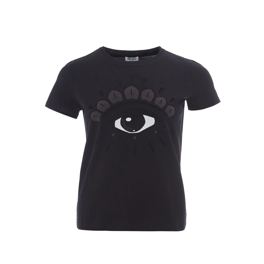 

Элегантный черный хлопковый топ для женщин Kenzo