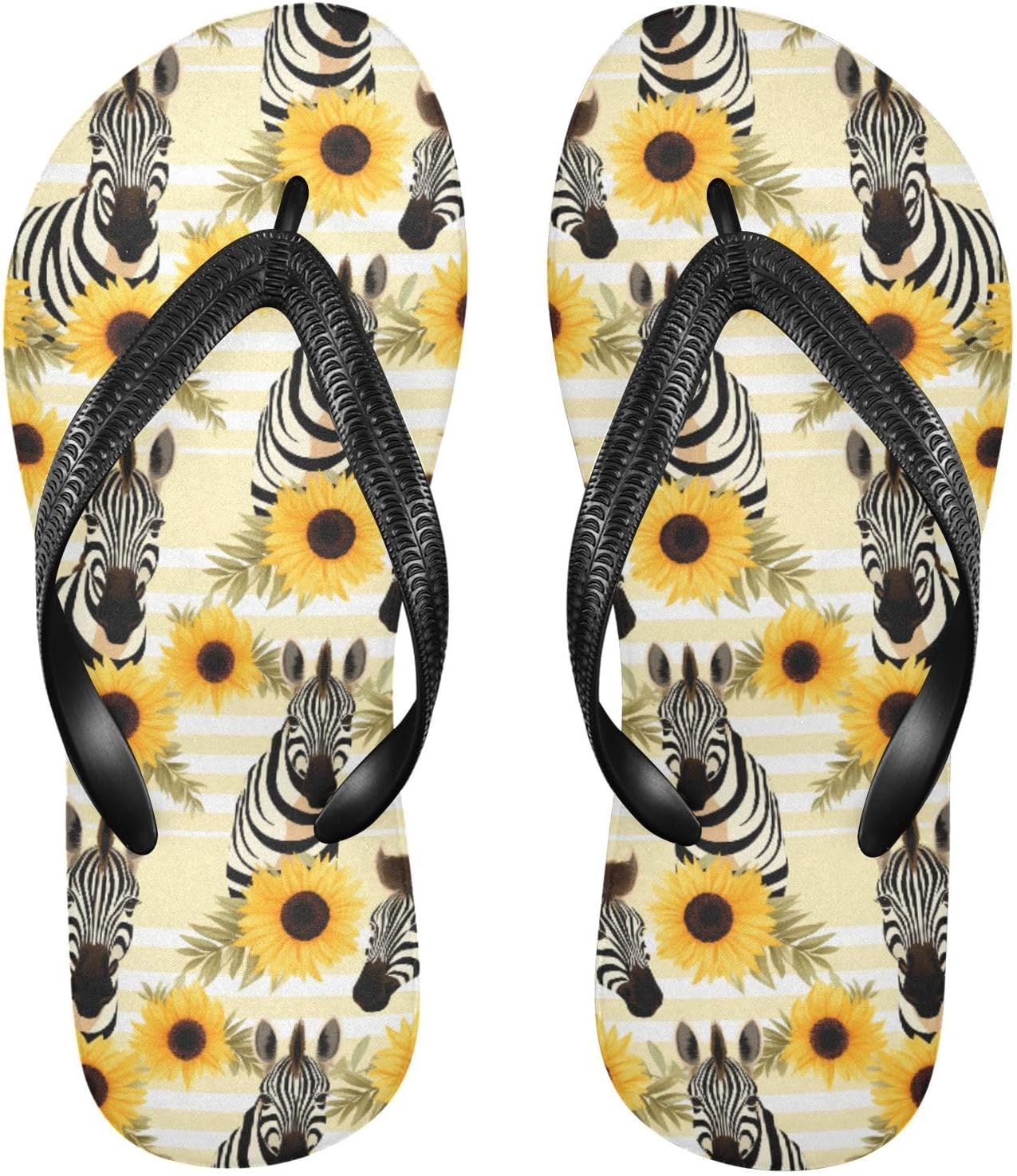 

Шлепанцы MNSRUU для женщин и мужчин, Zebra I 1956