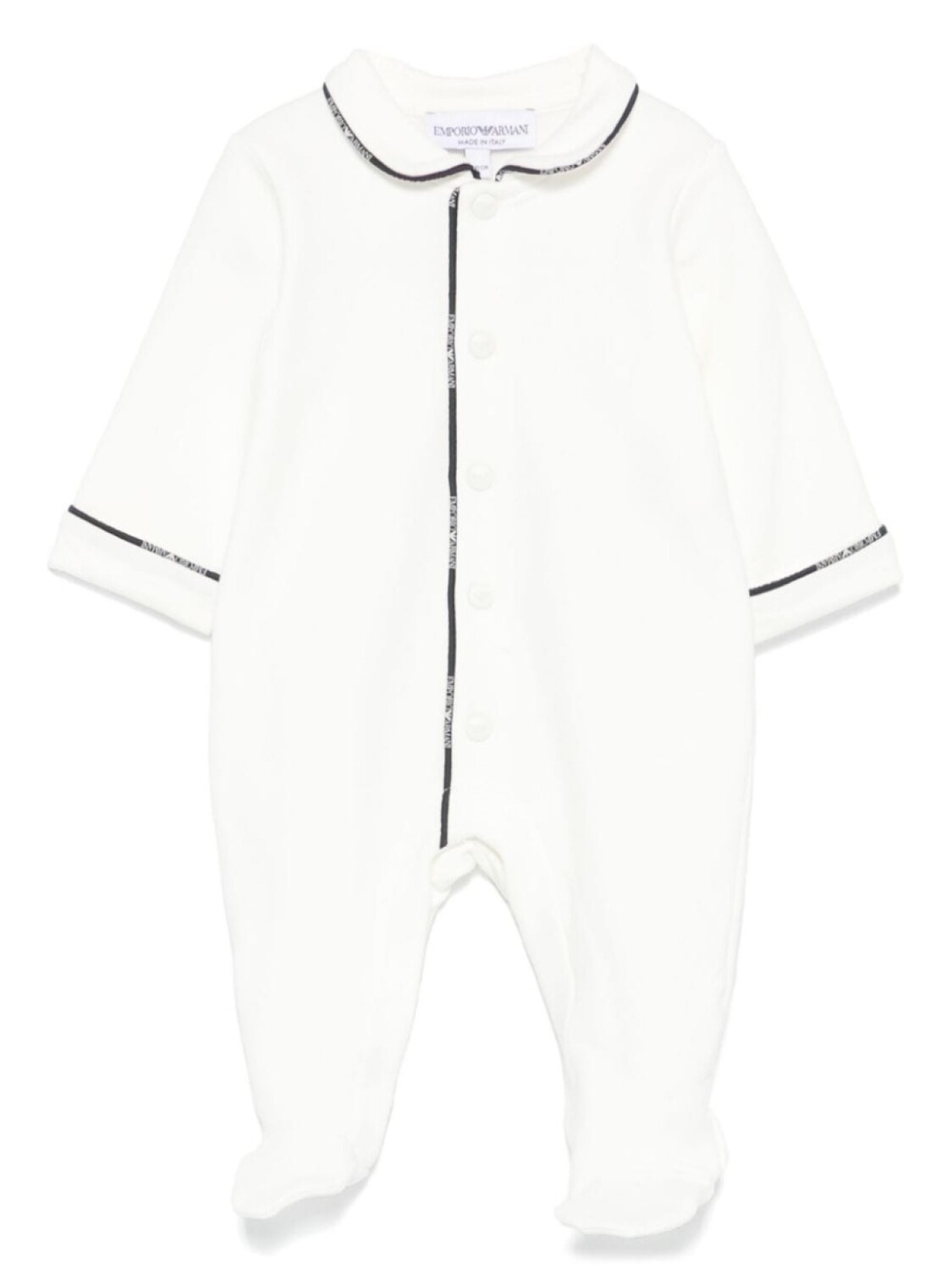 

Emporio Armani Kids пижама с отделкой трубкой, белый