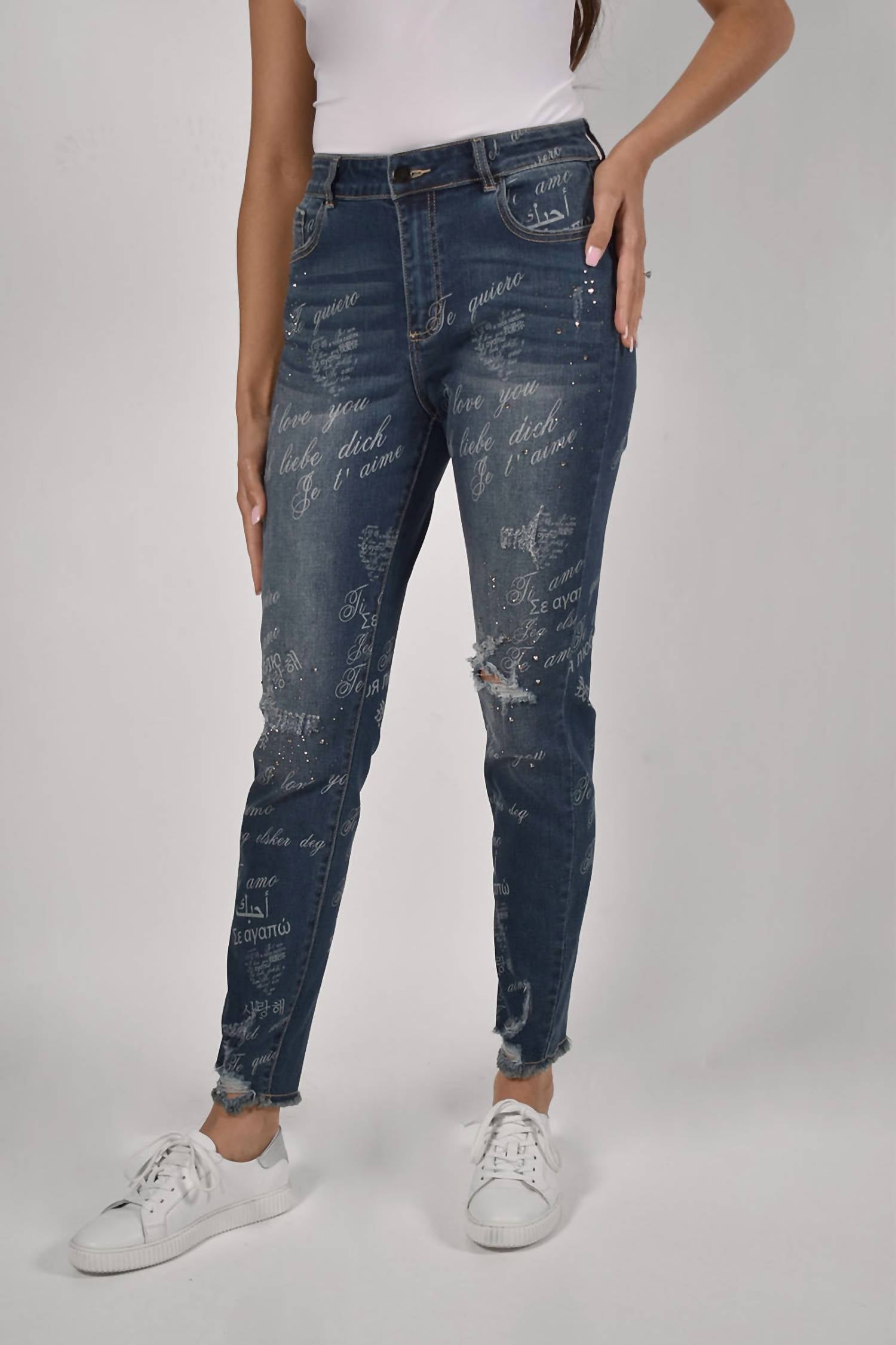 

Джинсы женские Frank Lyman, цвет denim