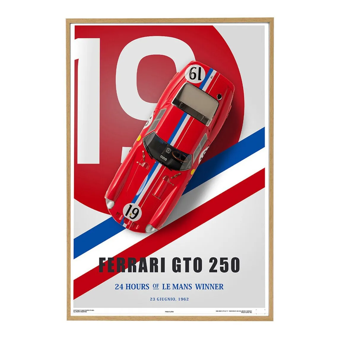 

Ferrari GTO Ferrari PSTR Студийный лист + рамка для домашнего офиса El Corte Inglés