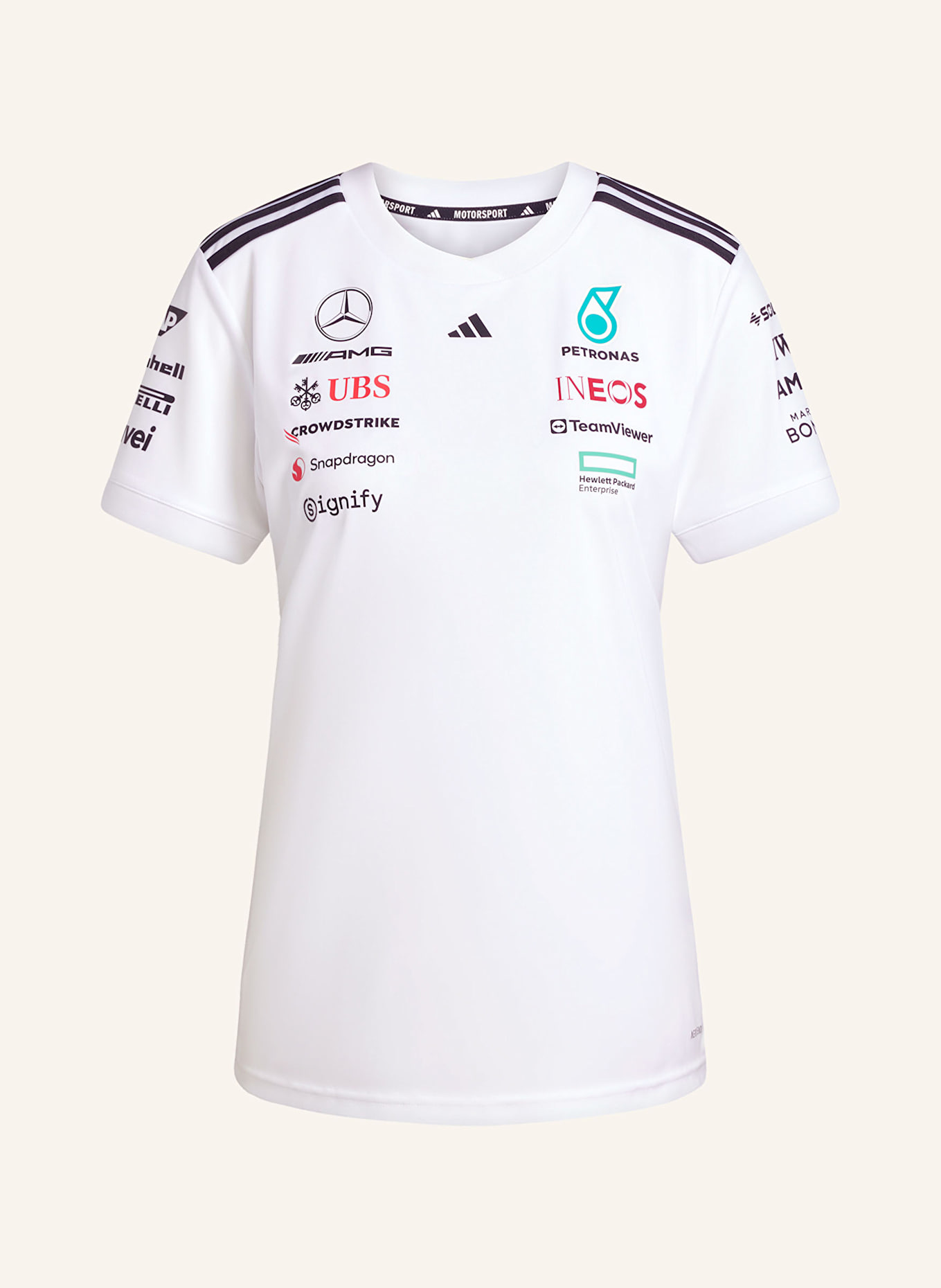 

Футболка Mercedes - AMG Petronas Formula One Team Adidas, белый