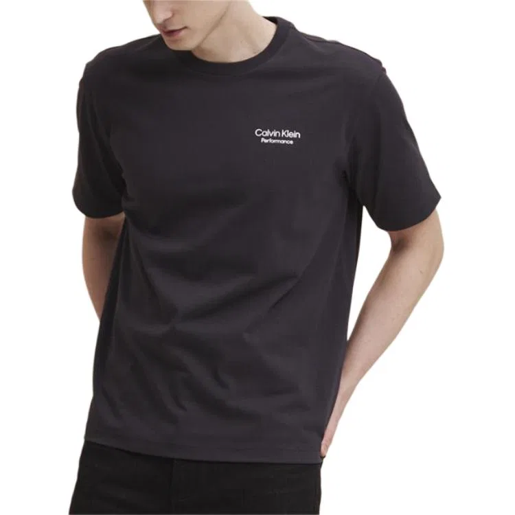 Футболка унисекс crew neck Calvin Klein, Dark Gray — фото 4