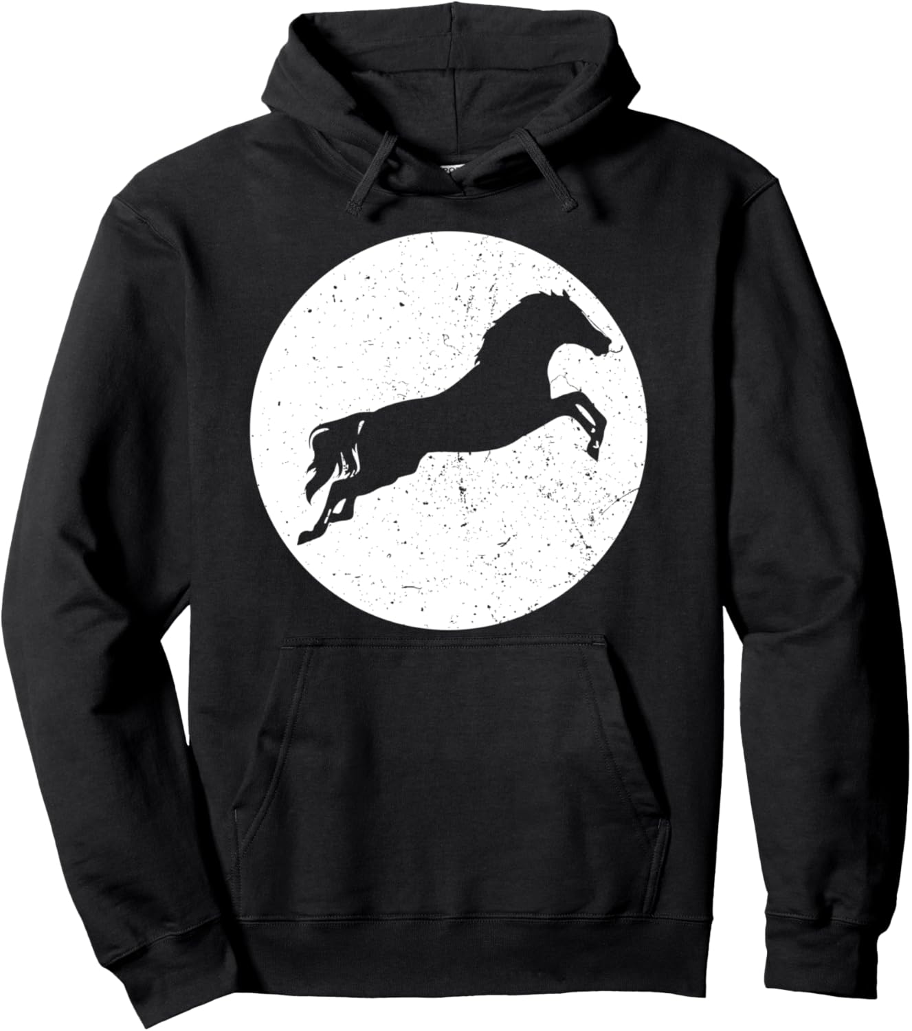 

Толстовка с надписью «Любитель лошадей и верховой езды» Absolute Cool Animal & Animal Fan Design, черный