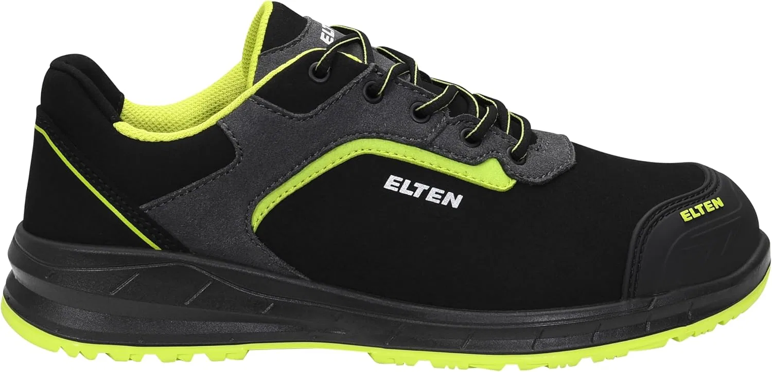 Защитная обувь ELTEN Loan XXSports Pro Black-Lime Low ESD S3 728151, черно-желтая — фото 2