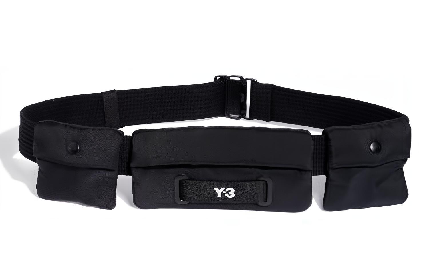 

Y-3 Небольшой поясной рюкзак из полиамида унисекс черный, Black