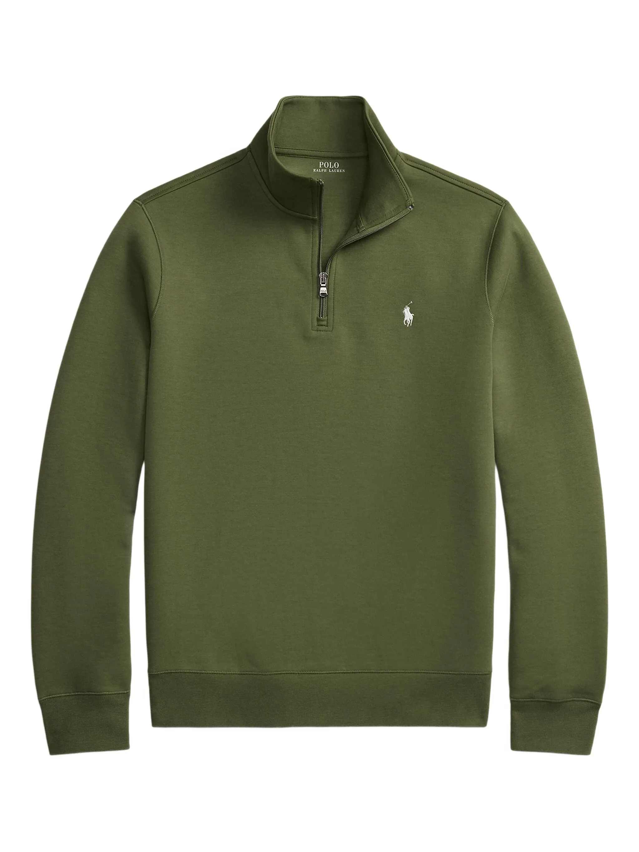 Пуловер с воротником на молнии Polo Ralph Lauren, зеленый