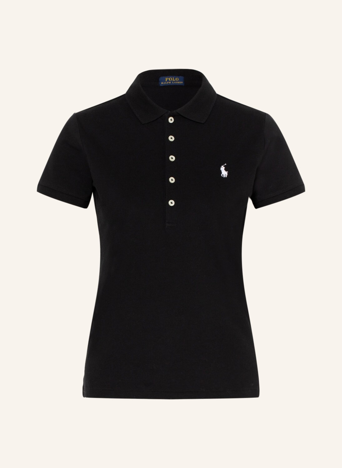

Рубашка поло POLO RALPH LAUREN Piqué, черный