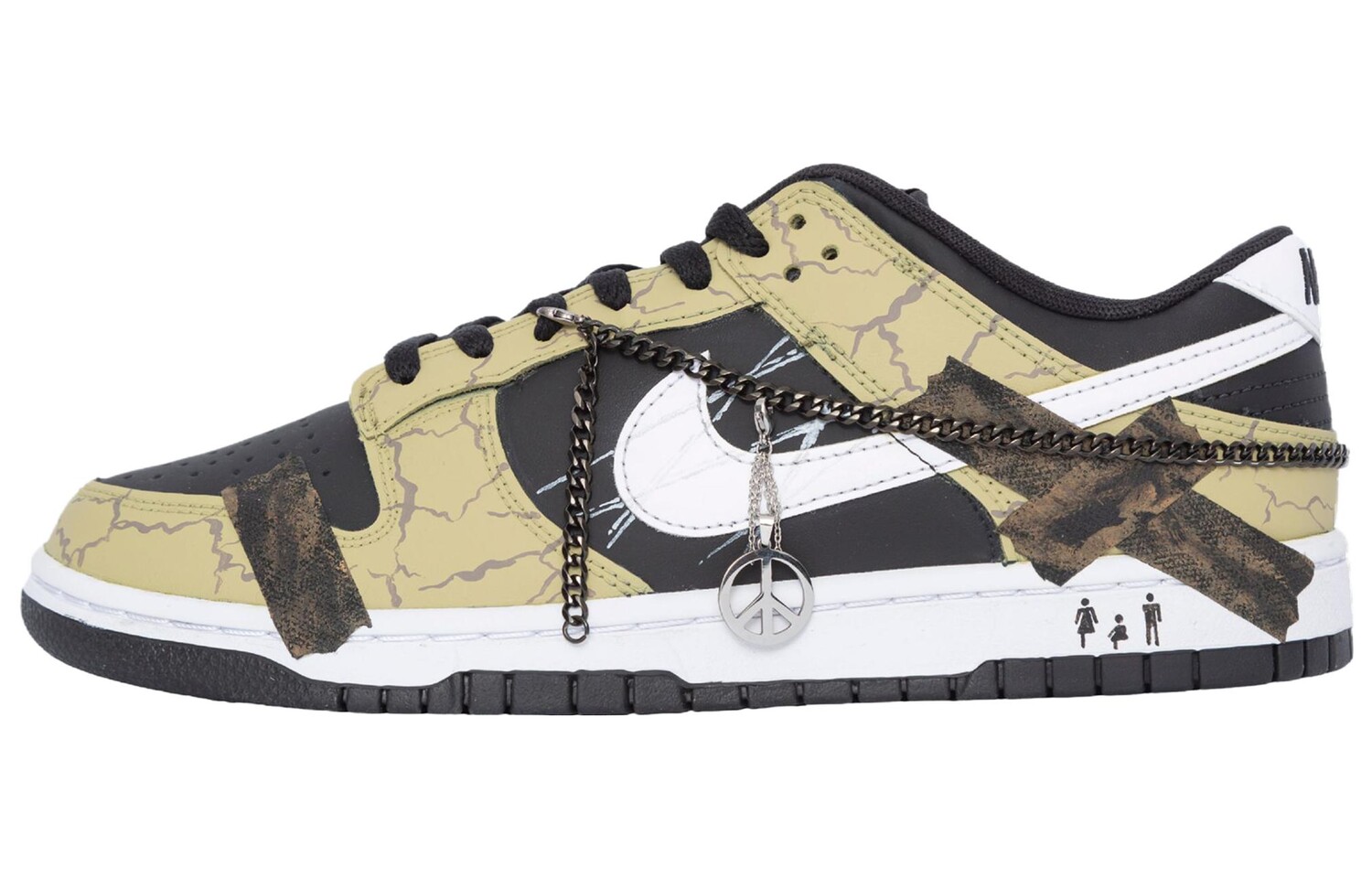 

Мужские кроссовки для скейтбординга Nike Dunk, Hemp/Black/Summit White/Hemp