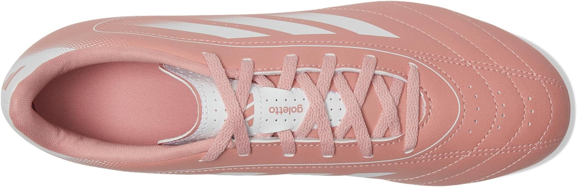 Кроссовки adidas Goletto IX Firm Ground/Multi Ground Soccer Cleats, цвет Wonder Mauve/White/Wonder Mauve — фото 2