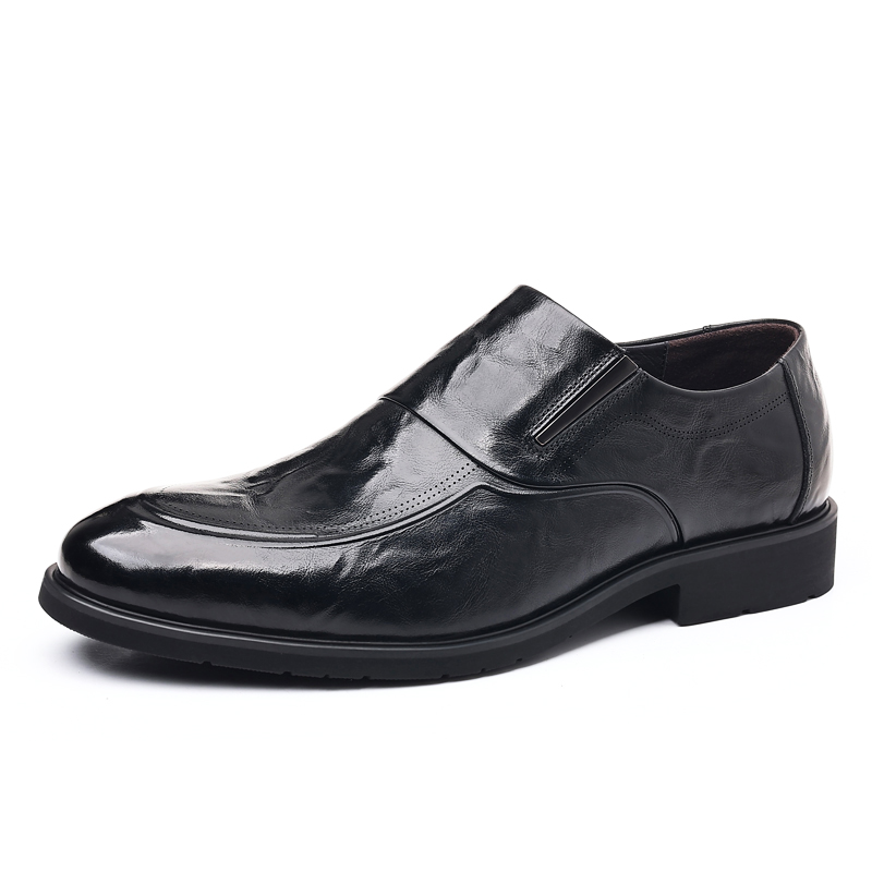 

SHUPATE Мужские черные классические туфли однослойные, цвет Black Single Layer Shoes