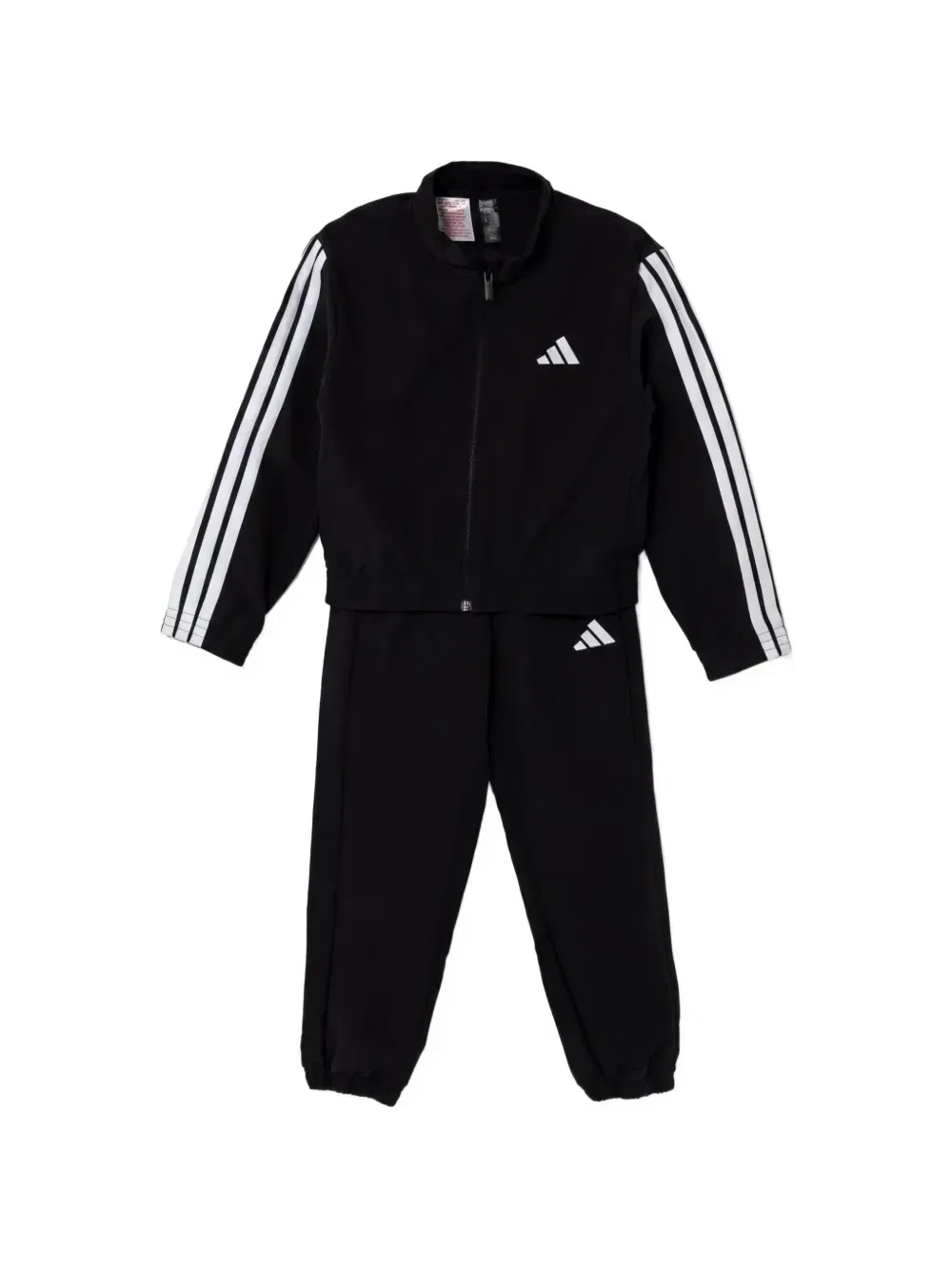 Спортивный костюм "3 полоски" на молнии Adidas Kids, черный