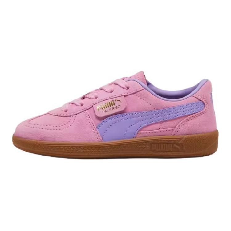 

PUMA Низкие детские кроссовки розово-фиолетовые детские