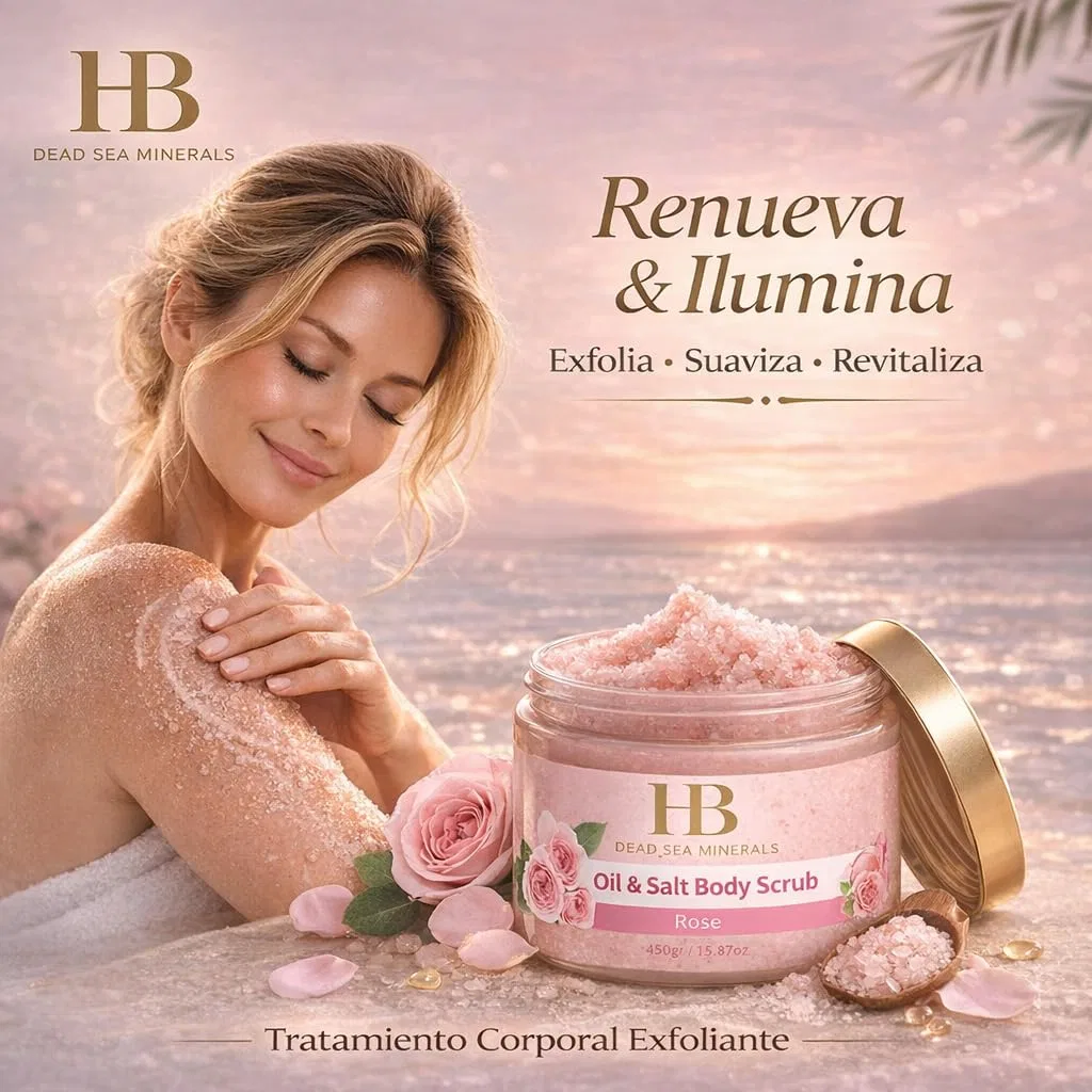 Ароматический пилинг для тела «Роза» с минералами Мертвого моря Health & Beauty H & B Health & Beauty Dead Sea Minerals — фото 3